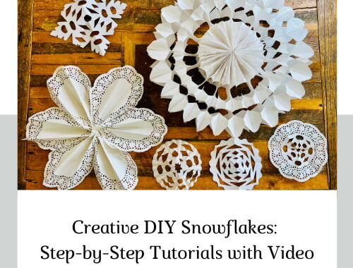 Creative DIY Snowflakes: Step-by-Step Tutorials with Video