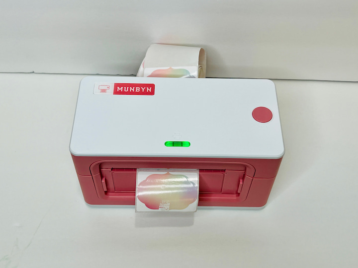 The Munbyn label printer uses Munbyn thermal labels; Munbyn thermal stickers, making it ideal for a wide range of applications. Load the tape roll into the printer, ensuring it's properly secured under the lid. The adhesive labels are versatile and can be used for home organization, business tasks, or even creative projects like home décor.  There are so many starter roll types to choose from.