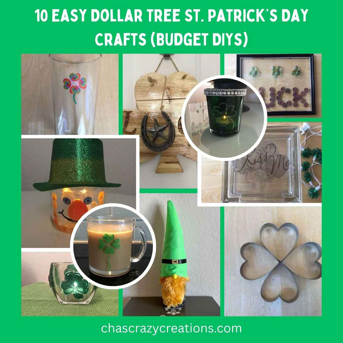 10 Easy Dollar Tree St. Patrick’s Day Crafts (Budget DIYs)