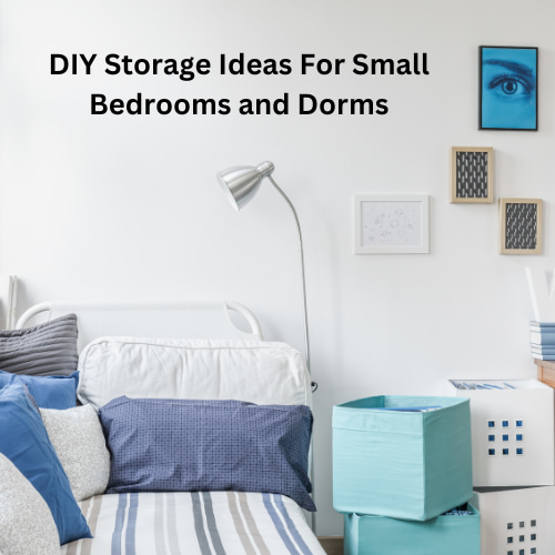 Are you looking for DIY storage ideas for small bedrooms and dorm rooms? Here are several ideas and solutions for you!