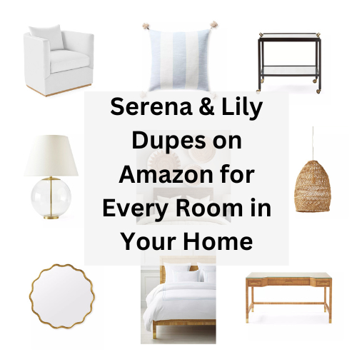 Are you ready to update your home decor and decorating with a modern coastal vibe? I've got the perfect Serena & Lily dupes for your home. 