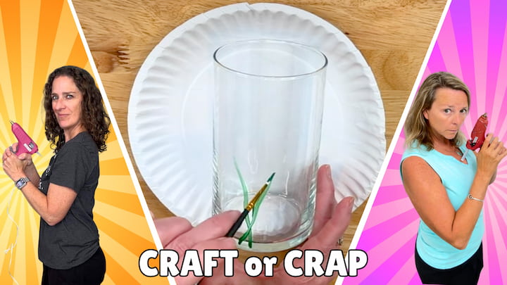 Follow this tutorial where I team up for a craft challenge, making flower crafts from thrift store items. See what I create!