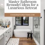 Discover essential master bathroom remodel ideas to elevate your space into a luxurious retreat. From sleek fixtures to innovative storage solutions, explore transformative tips for creating your dream bathroom.