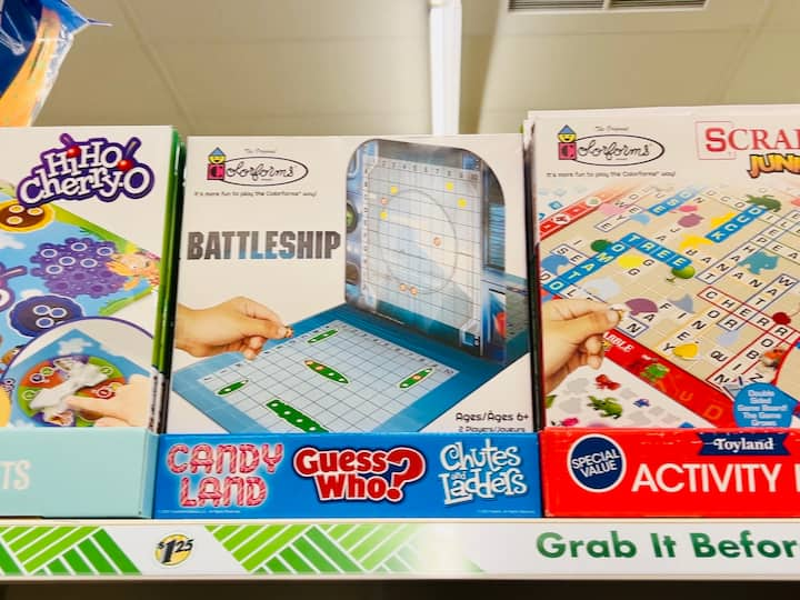 kids summer board games from dollar store