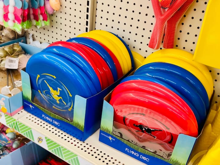 frisbees from dollar store