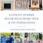 Step into the sunny season with a delightful home tour featuring charming summer decor ideas! Explore creative DIY projects for your front porch, interior spaces, and backyard oasis, perfect for soaking up the warmth and joy of summer.