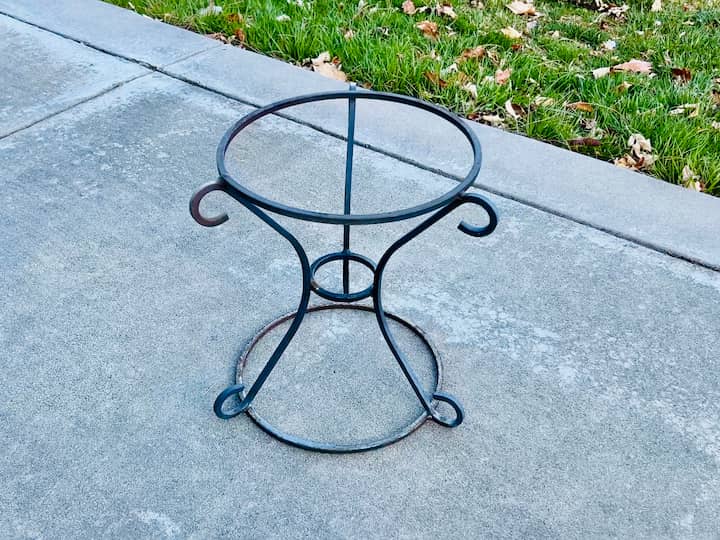 plant stand for solar fountain