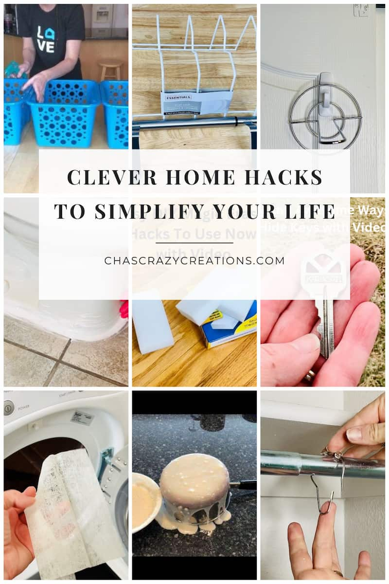 Need more time in your busy life? Use these simple home hacks to make life simpler, to organize your home and have more spare time.