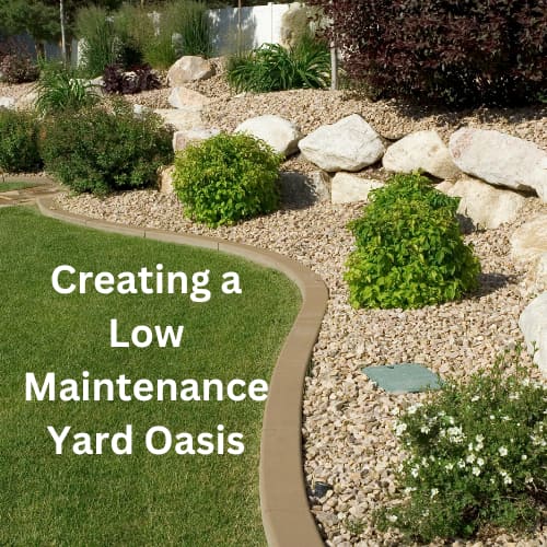 Here are some creative and practical suggestions to inspire your next Low Maintenance Yard project.