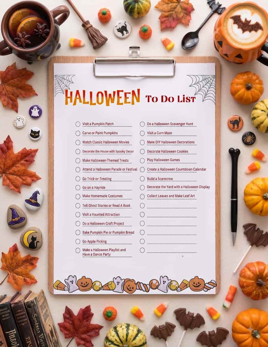 Halloween Bucket List