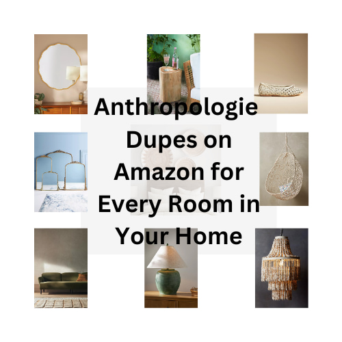 Want Anthropologie dupes on a budget? Check out my top picks from Amazon for affordable chic fashion and home decor. Shop smart and save big!