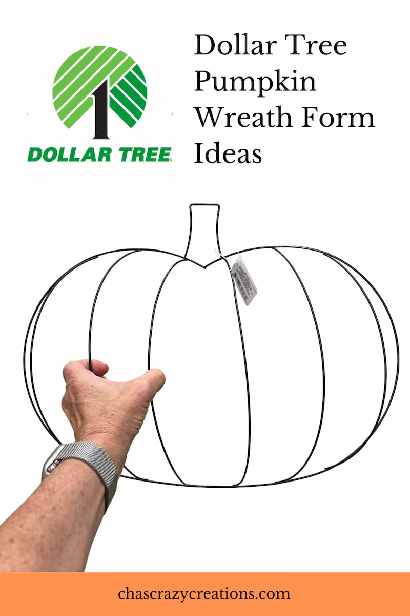 Are you looking for Dollar Tree pumpkin wreath form ideas? Here are several ideas that are not limited to just fall decor and wreaths. 