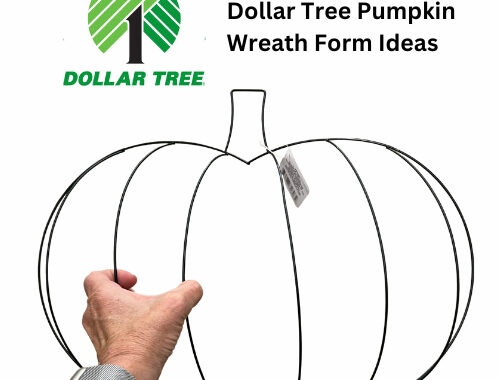 Are you looking for Dollar Tree pumpkin wreath form ideas? Here are several ideas that are not limited to just fall decor and wreaths. 