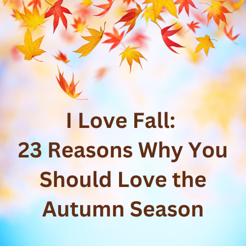 I love fall and so should you! From cozy sweaters to pumpkin crafts, there's so much to love about this season. Here are a few reasons.