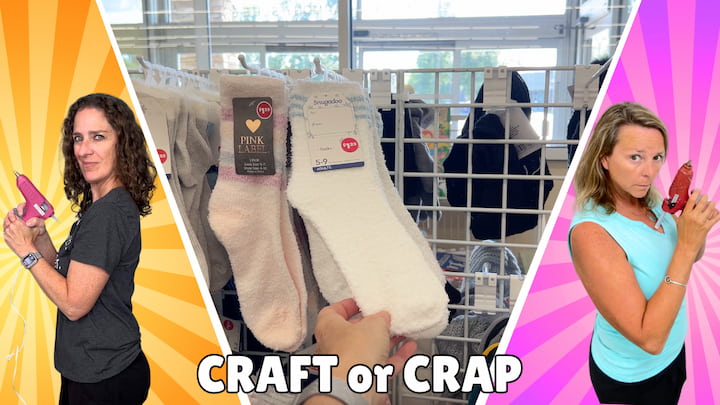 Craft or Crap Challenge Sock Snowman Craft