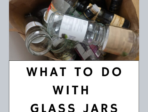 What to do with glass jars