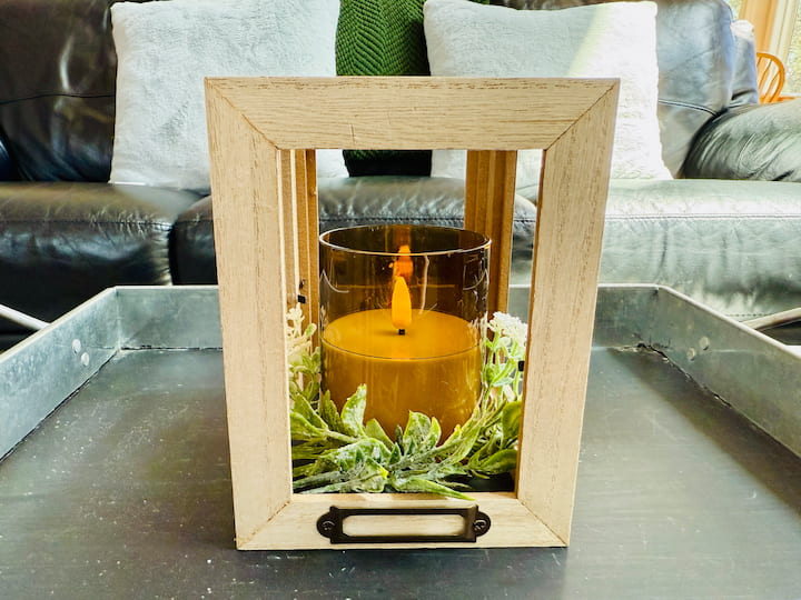 Easy Craft - completed lantern 