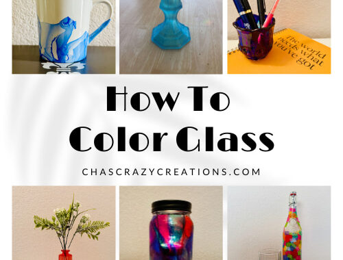 How to color glass: Learn 10 easy ways to color glass using paint, glue, food coloring & more! Budget-friendly DIYs perfect for jars, vases & home décor.