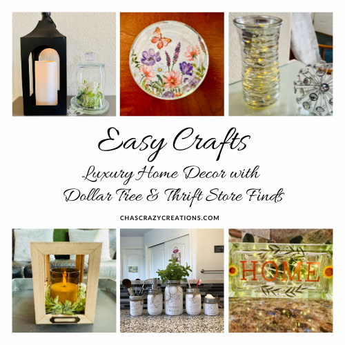 Love high-end home decor but not the price? Check out these 12 easy crafts using Dollar Tree and thrift store finds—quick and gorgeous!