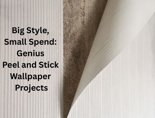 Peel and Stick Wallpaper Projects