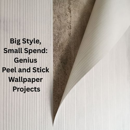 Peel and Stick Wallpaper Projects