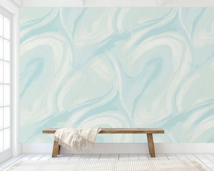 Peel and Stick Wallpaper accent wall