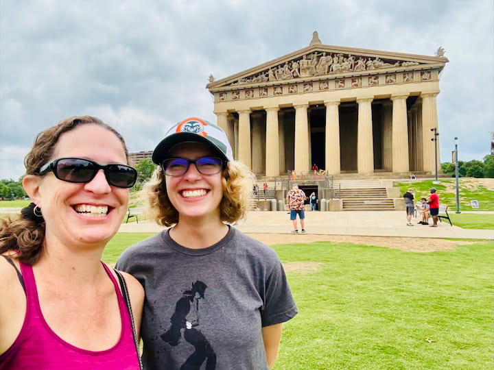 Parthenon, Nashville (plus snow cones!)

