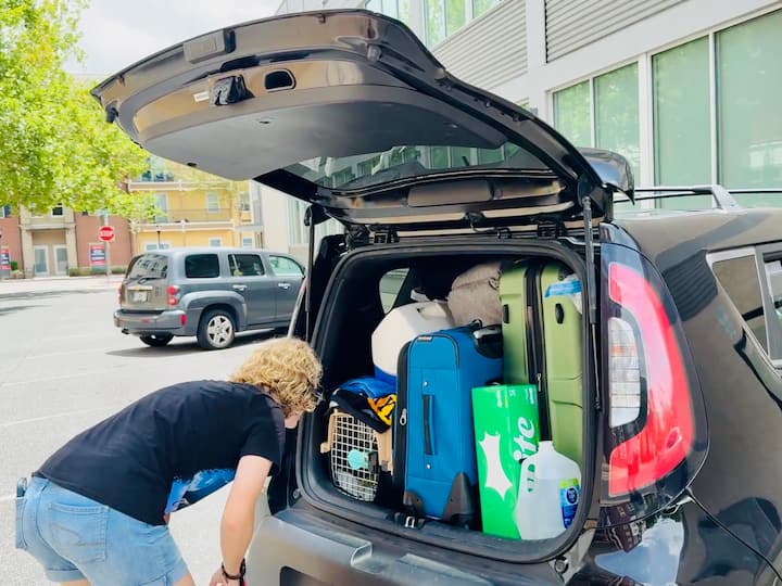 Packed Car
