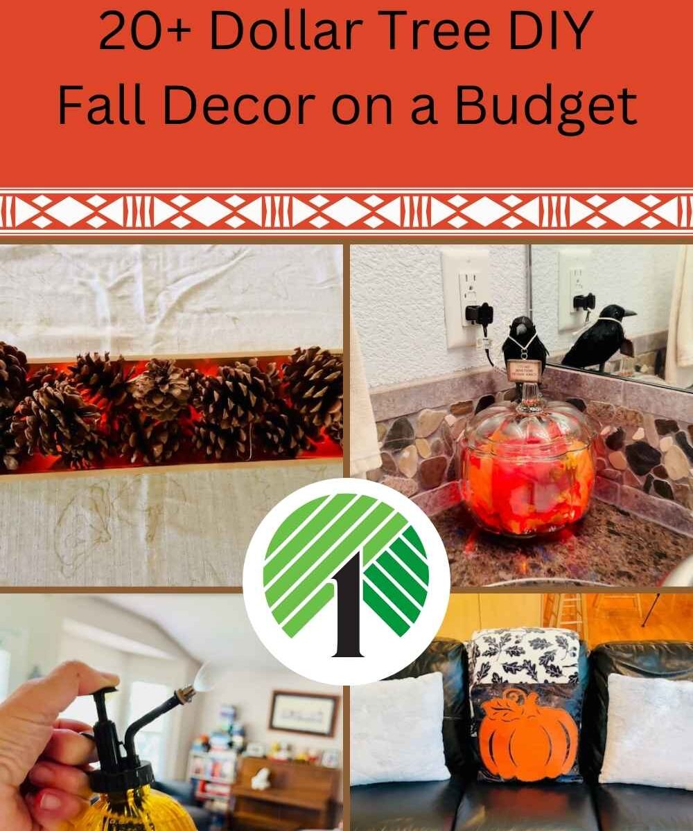 Discover 20+ easy Dollar Tree fall crafts and DIY decor ideas! From natural cinnamon wax warmers to stamped placemats, cozy your home on a budget.