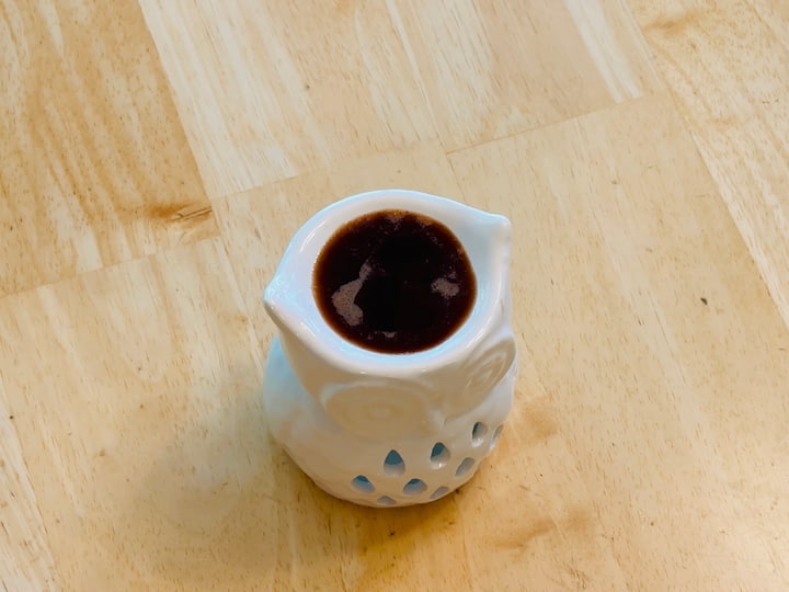 warm coconut natural fall scent in wax warmer