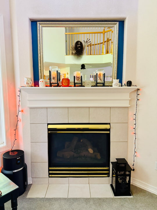 Halloween Mantel