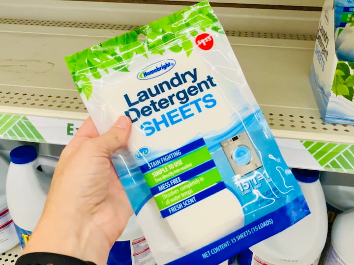 Laundry detergent sheets