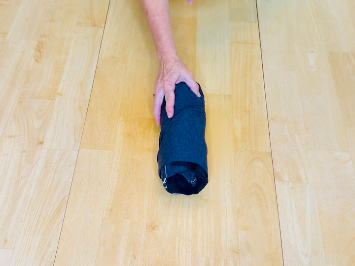 Roll the outfit together