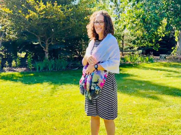 using scarf as a cover up