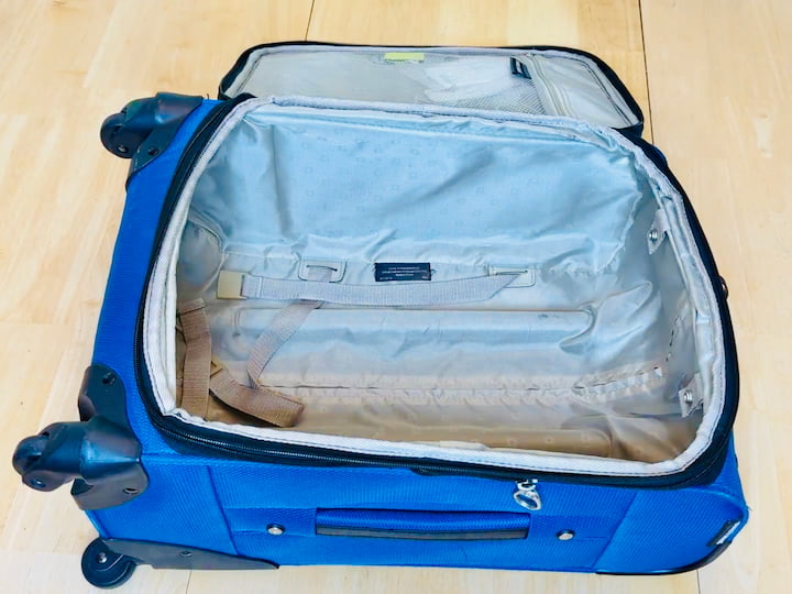 empty suitcase 