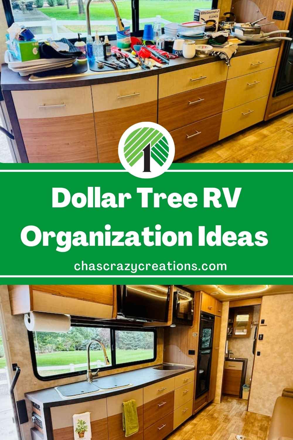 We recently tackled organizing our tiny motorhome, and the mission was simple: make it functional, keep it quiet on the road, and do it all on a Dollar Tree budget.