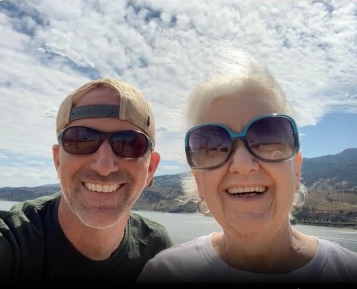 Chas' husband and his mom