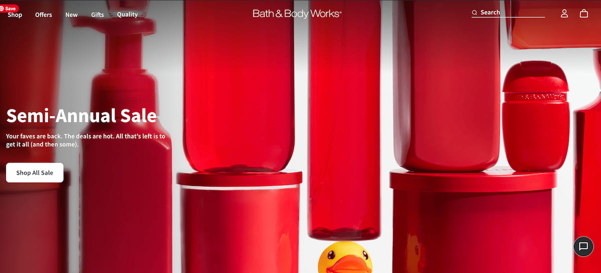 Bath and body works semi annual sale