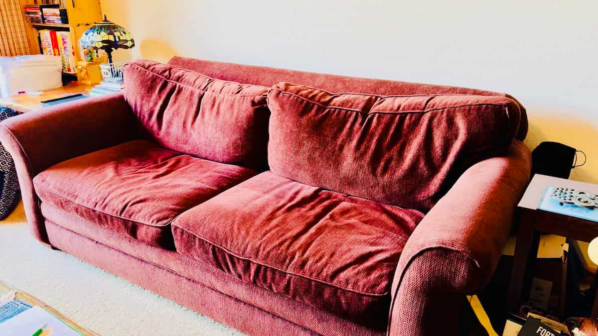 Chas' Couch Before