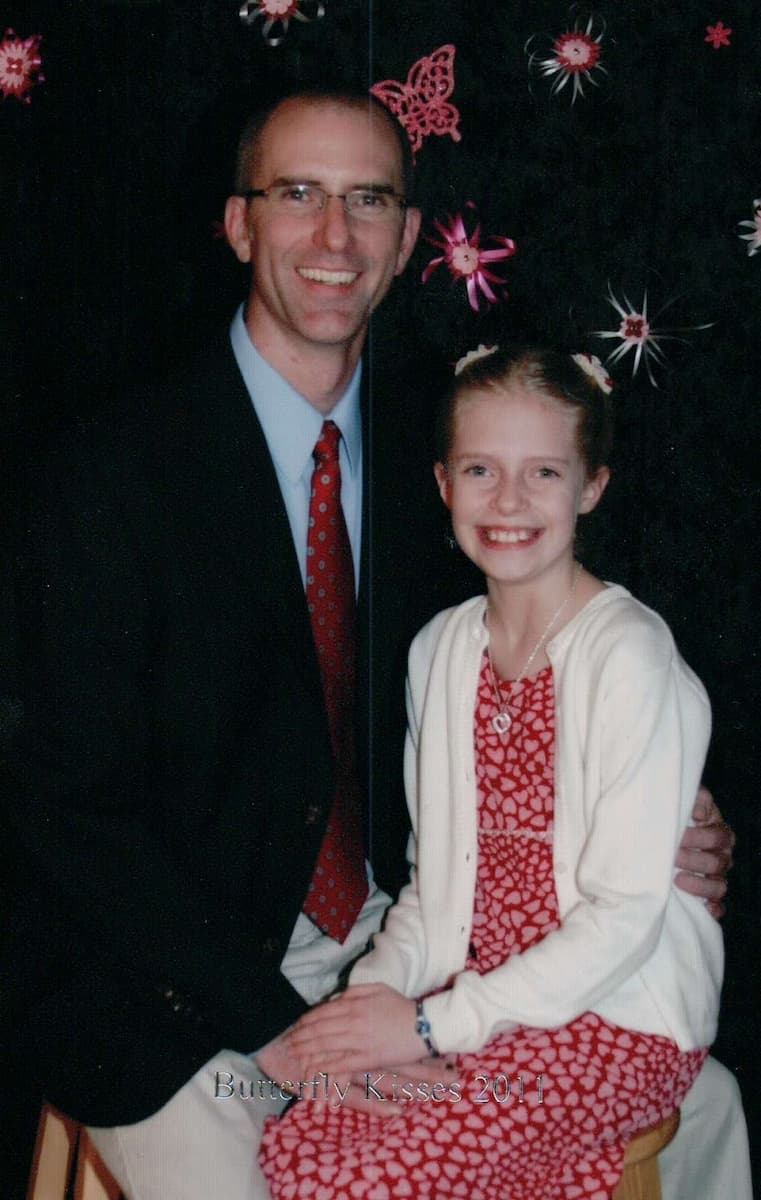 Chas' Husband and Daughter