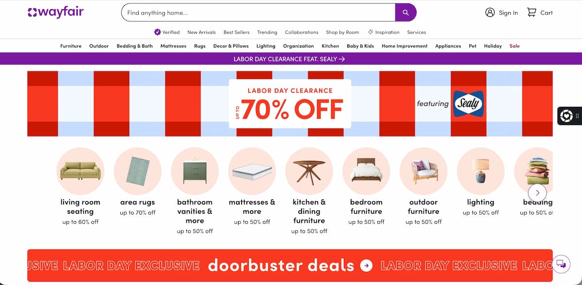 Wayfair Clearance